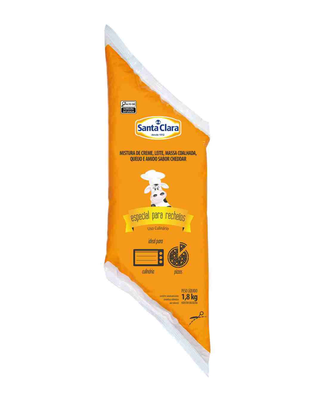 Requeijão Bisn 4 Queijos Santa Clara 1,8kg